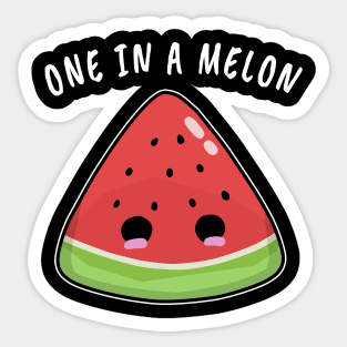 One in a Melon Sticker